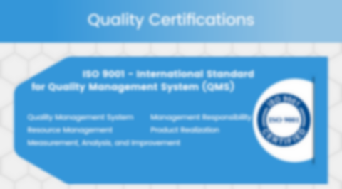 Quality Assurance Certifications